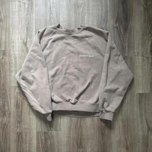 Essentials Fear of God Brown Crewneck Sweatshirt